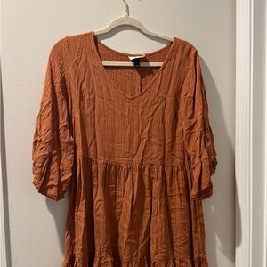Universal Thread Rust V-Neck Blouse